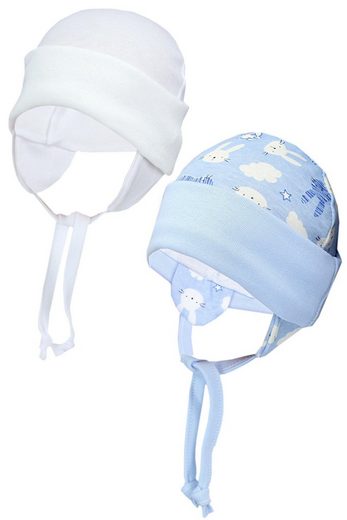 TUPTAM Erstlingsmütze TupTam Baby Erstlingsmütze mit Ohrenklappen 2er Pack mehr Riesige Rabatte