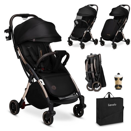 LIONELO Kinder-Buggy JULIE ONE Fußdecke,Getränkehalter,bis 22KG [Airline-Gepäck] mehr Blitzangebot
