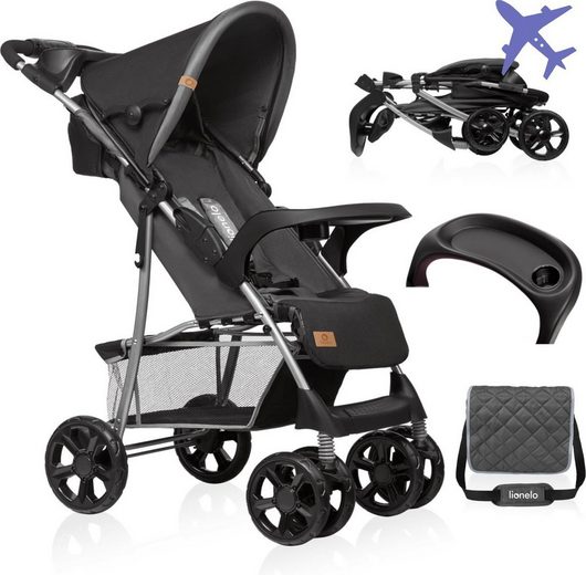 LIONELO Kinder-Buggy Emma Tasche Leicht SGS i EN Bis 15kg mehr Tiefpreis