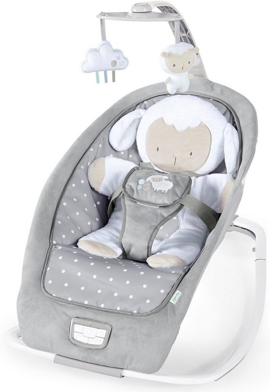 INGENUITY Babywippe Cuddle Lamb mit Vibration und Melodien mehr Clearance-Verkauf