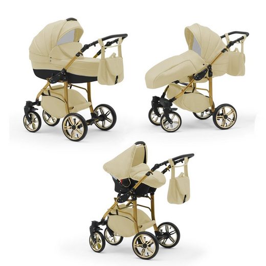 BABYMERC Kombi-Kinderwagen Neo Gold 4 in 1 inkl. Sportsitz, Autositz und Zubehör in 22 Farben mehr Angebote