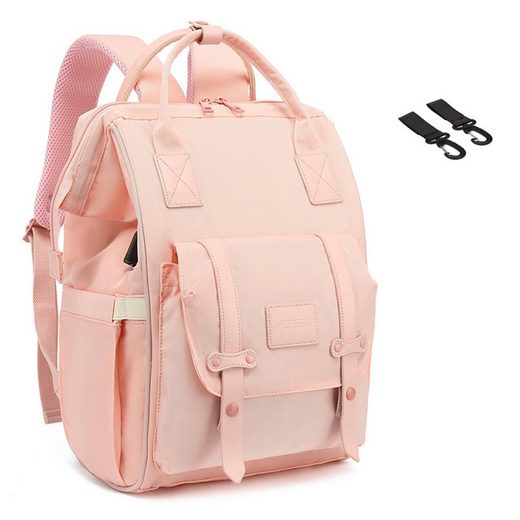 REDOM Wickelrucksack Wickeltasche Rucksack Baby Multifunktions-Babytaschen wasserabweisend (Windeln Babyflasche Milchfläsche Rucksack Tasche mit USB-Anschluss, Multifunktional, Babytasche, Wickelrucksack), mit Kinderwagen-Haken Fabrikpreis