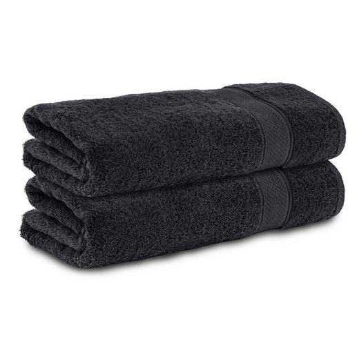 KOMFORTEC Badetücher 100% Baumwolle, 470 g/m² Frottee (2-St), Handtücher 70x140 cm Set, Weich mehr Fabrikverkauf