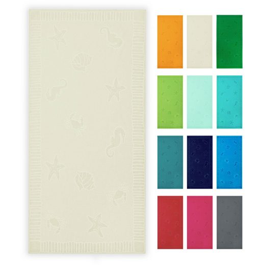 ZOLLNER Strandtuch Frottier (1-St), 100 x 200 cm, 100% Baumwolle, vom Hotelwäschespezialisten mehr Sonderangebote