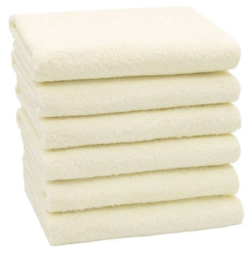 ZOLLNER Handtücher Walkfrottier (6-St), 50 x 100 cm, 100% Baumwolle, vom Hotelwäschespezialisten mehr Wochenangebot