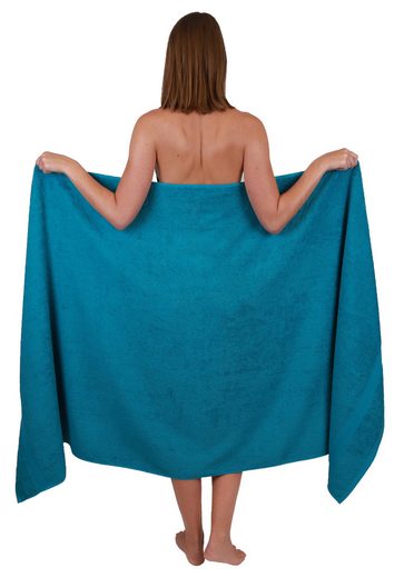 BETZ Badetuch Palermo groß XXL Größe 100 x 200 cm Saunatuch 100% Baumwolle (1 Stück, 1-St) mehr Bis zu 50% Rabatt