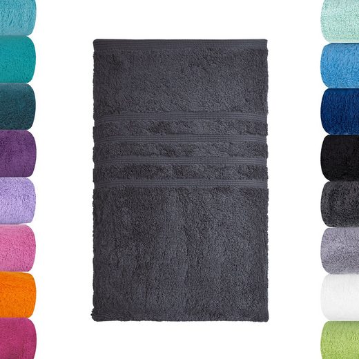 LAVEA Badetuch Bali 100x150cm aus 100% Bio-Baumwolle, einzigartig weiches Badetuch mit 500 g/m² (1-St), hochwertiges und nachhaltiges Premium Strandtuch – saugstarke Faser mehr Begrenzt auf 3 Tage