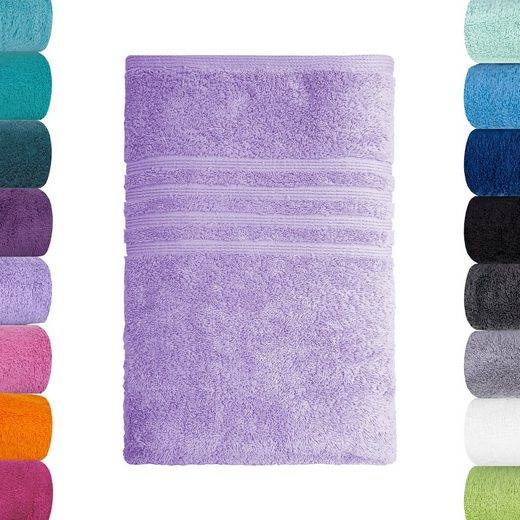 LAVEA Badetuch Bali 100x150cm aus 100% Bio-Baumwolle, einzigartig weiches Badetuch mit 500 g/m² (1-St), hochwertiges und nachhaltiges Premium Strandtuch – saugstarke Faser mehr Speichern exportieren