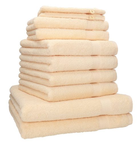 BETZ Handtuch Set 10-tlg. Handtuch-Set PREMIUM 100% Baumwolle (10-St), 100% Baumwolle mehr Vatertagsangebot