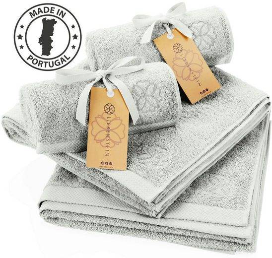 LIEBENSTEIN Handtuch Set Samtweiche Handtücher aus 100% Baumwolle (4-St), beige Frottiertücher, 2x 50x100 cm & 2x 70x140 cm mehr Angebote