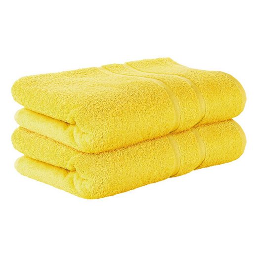 STICKANDSHINE Badetuch 2er Set Premium Frottee Badetuch 100x150 cm in 500g/m² aus 100% Baumwolle (2 Stück Pack) Badetücher 100 x 150 100% Baumwolle 500GSM Frottee mehr Sonderangebot der Fabrik