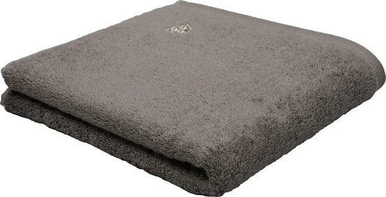 ROSS Duschtuch Vita Frottier (1-St), Bestickung ROSS-Emblem mehr Fabrikladen