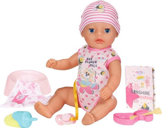 BABY BORN Babypuppe Little Baby Girl 36 cm mit 7 Funktionen mehr Räumungsverkauf