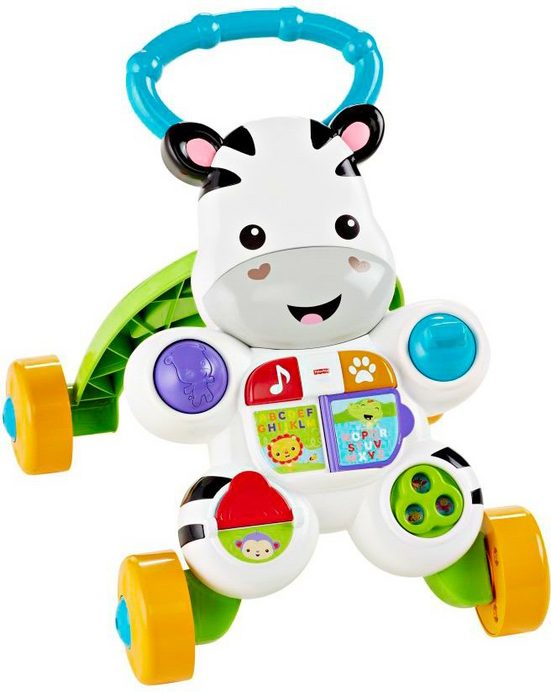 FISHER-PRICE® Lauflernhilfe Lern mit mir Zebra Lauflernwagen mehr Kauf eins, bekomm eins gratis