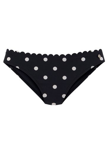 LASCANA Bikini-Hose Jada mit Muschelkante und Pünktchen mehr Blitzangebot