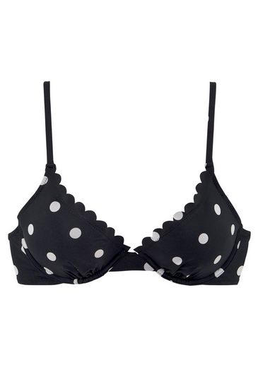 LASCANA Bügel-Bikini-Top Jada mit leichter Wattierung und Muschelkante mehr Super Sparpreis