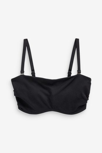 NEXT Bandeau-Bikini-Top Unwattierter, trägerloser Minimizer-Bikini, DD+ 1-St mehr Black Friday Preise