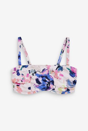 NEXT Bandeau-Bikini-Top Unwattierter, trägerloser Minimizer-Bikini, DD+ 1-St mehr Im Verkauf