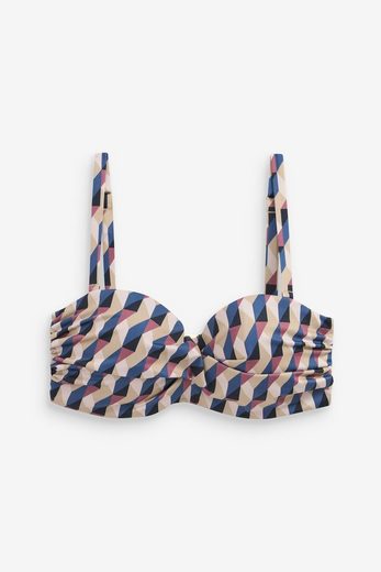 NEXT Bandeau-Bikini-Top Figurformendes, wattiertes Bandeau-Bikinitop 1-St mehr Exklusivangebot