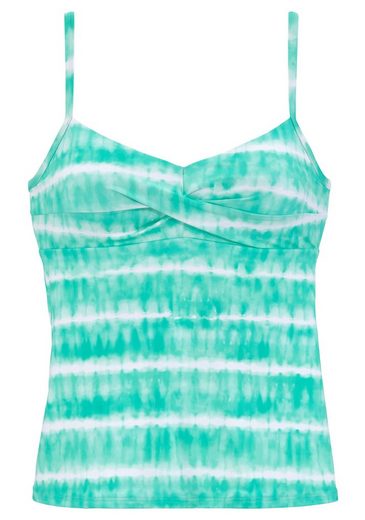 S.OLIVER Bügel-Tankini-Top Enja mit Batikdruck und Wickeloptik mehr Cyber Monday