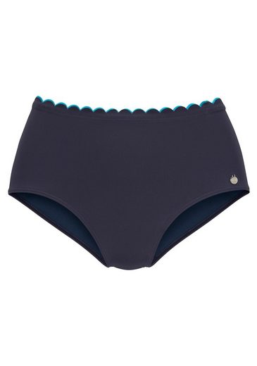LASCANA Highwaist-Bikini-Hose Camilla mit Farbkontrast mehr Günstiger Verkauf