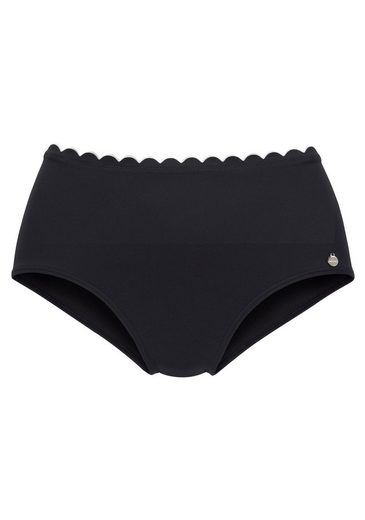 LASCANA Highwaist-Bikini-Hose Camilla mit Farbkontrast mehr Günstiger Verkauf