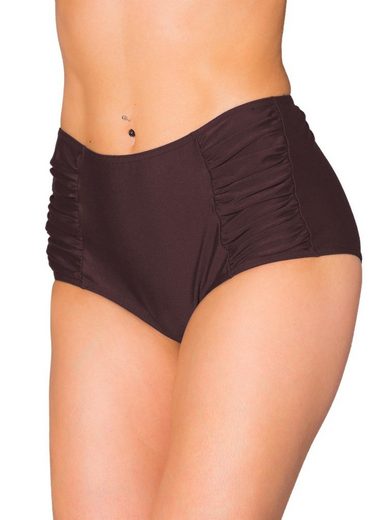 AQUARTI Bikini-Hose Aquarti Damen Bikinihose mit Hoher Taille und Raffung mehr Fabrik Onlineshop