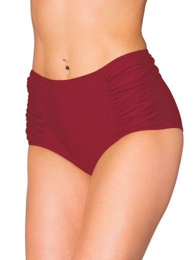 AQUARTI Bikini-Hose Aquarti Damen Bikinihose mit Hoher Taille und Raffung mehr Fabrik Onlineshop