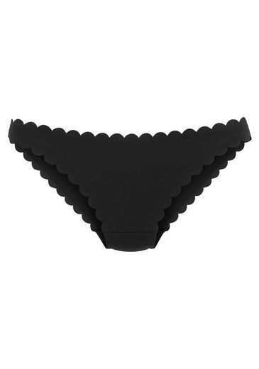 LASCANA Bikini-Hose Scallop in knapper Brasilien-Form mehr Heißer Verkauf