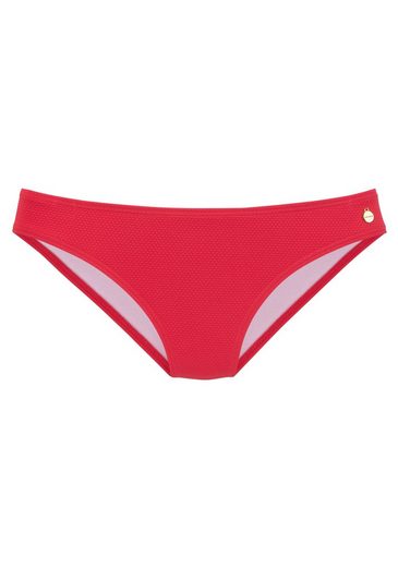 LASCANA Bikini-Hose Cana unifarben aus Strukturware mehr Tiefpreis