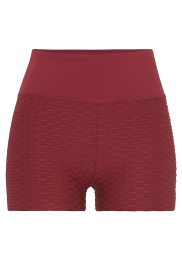 VIVANCE ACTIVE Shorts -Kurze Hose mit breitem Bund und Wabenoptik mehr Rabatte dieses Monats