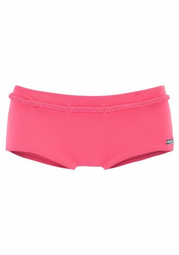 BUFFALO Bikini-Hotpants Happy mit geflochtenem Ziergürtel mehr Auslauf