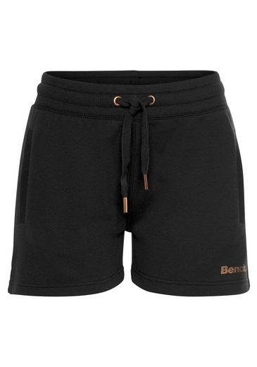 BENCH. LOUNGEWEAR Relaxshorts -Kurze Sweathose mit kurzen Seitenschlitzen und seitliche Taschen, Loungeanzug mehr Kostenloser Versand