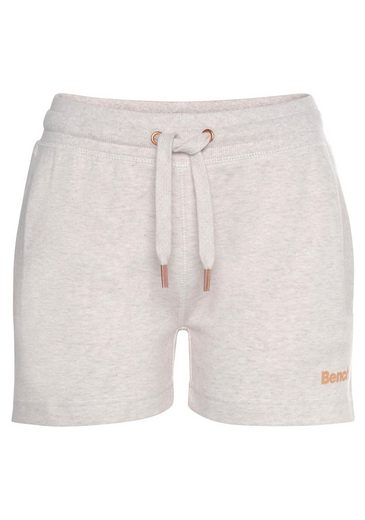 BENCH. LOUNGEWEAR Relaxshorts -Kurze Sweathose mit kurzen Seitenschlitzen und seitliche Taschen, Loungeanzug mehr Sonderangebot