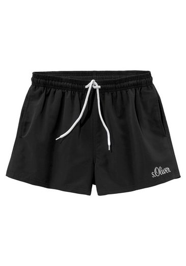 S.OLIVER Badeshorts mit komplementärem Farbdesign mehr Flash Sale