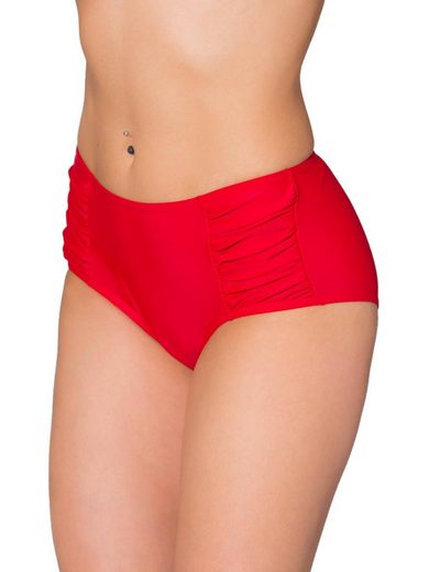 AQUARTI Bikini-Hose Aquarti Damen Bikinihose Hotpants mit seitlichen Raffungen mehr Bestseller