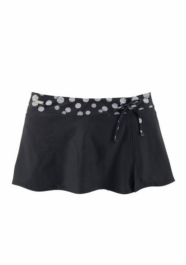 LASCANA Bade-Rock mit integrierter Bikinihose und bedrucktem Bündchen mehr Top Angebot