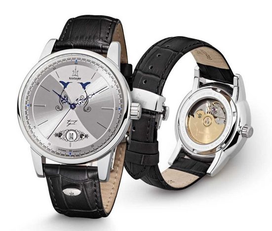 KRONSEGLER Automatikuhr Deutsche Dichter Heinrich Heine KS902st-sil-swz Herrenuhr 41 mm mehr Letzte 3 Tage