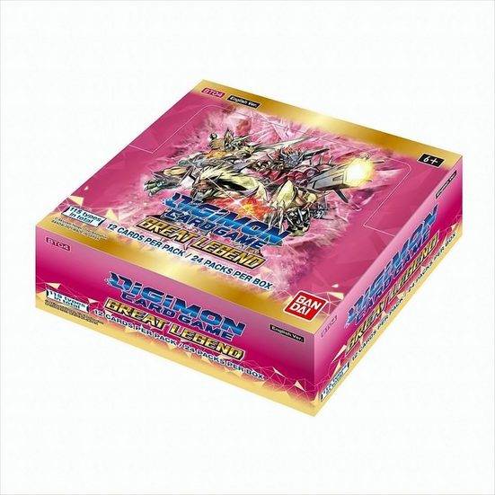 BANDAI Sammelkarte Digimon Card Game - Great Legend BT04 Booster Display englisch mehr Muttertagsangebot