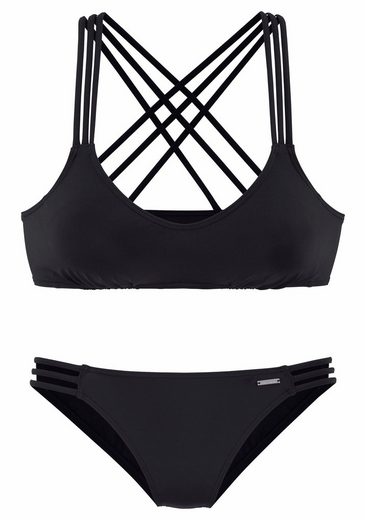 BRUNO BANANI Bustier-Bikini mit Zierbändern mehr Riesige Ersparnisse