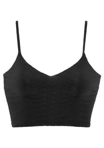 SUNSEEKER Crop-Bikini-Top Loretta mit Strukturmuster mehr VIP-Rabatte