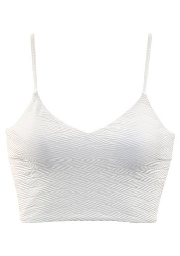 SUNSEEKER Crop-Bikini-Top Loretta mit Strukturmuster mehr VIP-Rabatte