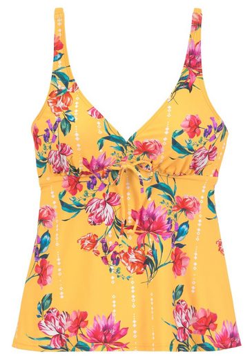 SUNSEEKER Bügel-Tankini-Top Modern mit Blumendruck mehr Kostenlose Rückgabe