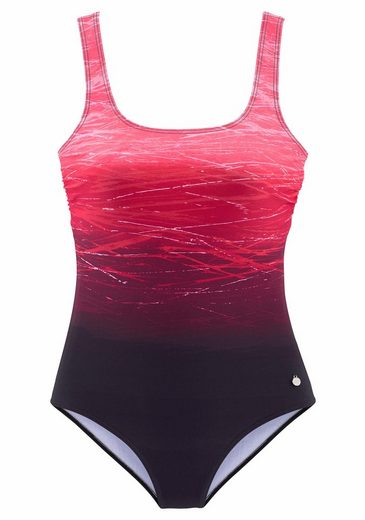 LASCANA Badeanzug mit Batikprint und Shaping-Effekt mehr 50% Rabatt mit kostenlosem Versand
