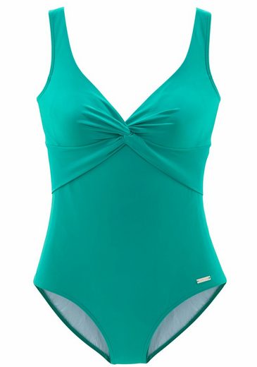 LASCANA Badeanzug mit Shaping-Einsatz vorn, eingearbeitete Softcups, mit Raffungen mehr im Angebot