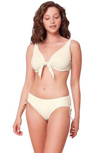 TRIUMPH Bügel-Bikini-Top Summer Glow W sd tief ausgeschnitten mit Bügeln, Struktur-Piqué mehr Fabrikpreis