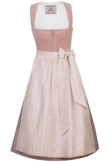 MARJO Dirndl Marilena in Puder Rosa mehr Riesige Rabatte