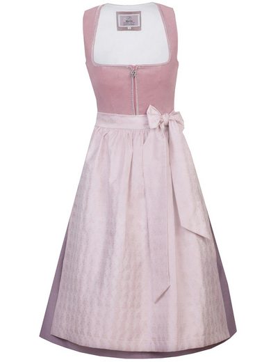 MARJO Dirndl Marilena in Puder Rosa mehr Riesige Rabatte