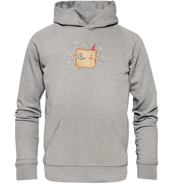 MR. & MRS. PANDA Hoodie Größe XXL Toast Party - Heather Grey - Geschenk, Kapuzenpullover, Jah (1-tlg) Besonders weich mehr Vierteljährliche Förderung