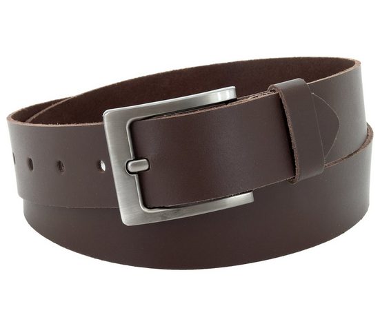 COLOGNEBELT Ledergürtel E1-SL Schlicht dennoch modern mit Dornschließe, MADE IN GERMANY mehr Fabrikverkauf